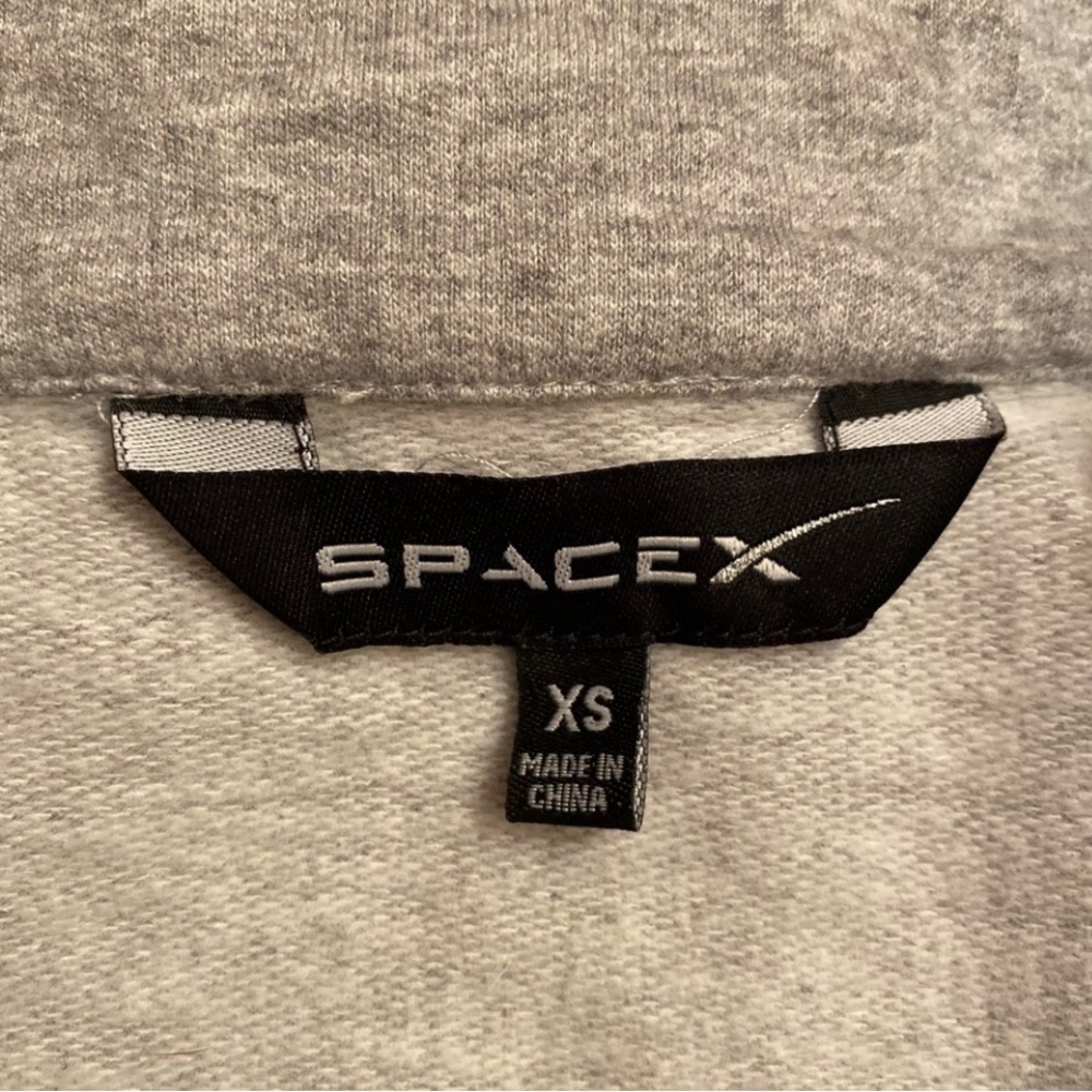 SpaceX Zippered Sweatshirt Jacket XS NWOT